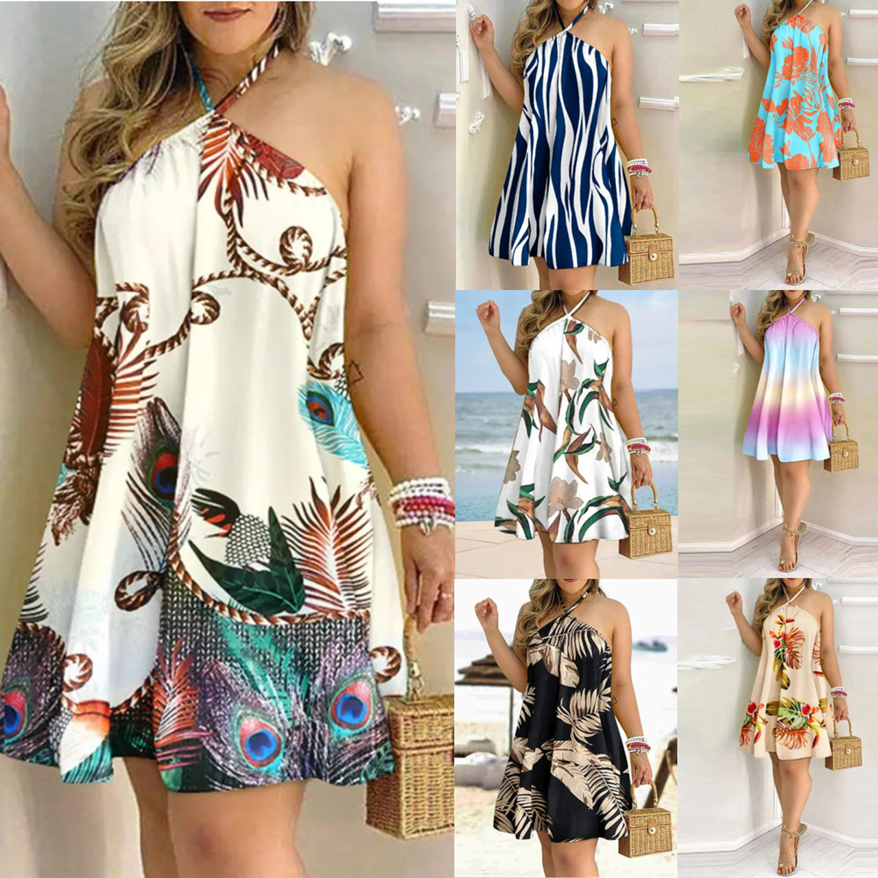 short beach dresses